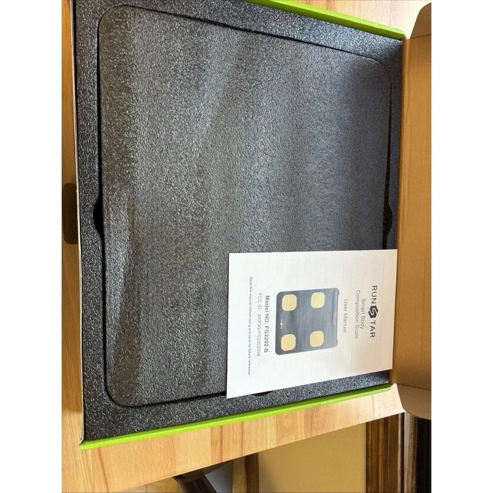 Runstar, Smart Scale for Body Weight, 8-Electrode Digital Bathroom Scale